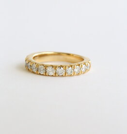 American Jewelry 14k Yellow Gold .96ctw Diamond Heavyweight Wedding Band (Size 7)