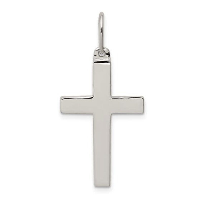 American Jewelry Sterling Silver Polished Cross Pendant