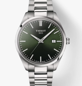 American Jewelry Tissot PR 100 Quartz Watch w/ Green Dial