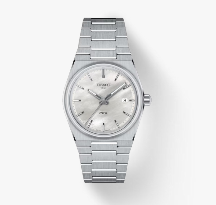 Tissot PRX 35mm シルバー 時計 Tissot PRX 35mm Watch w/ White Dial - American Jewelry