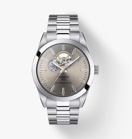 American Jewelry Tissot Gentleman Powermatic 80 Open Heart Watch