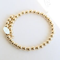 Wind & Fire Jewelry Gold-Filled 4mm Beaded Wrap Bracelet