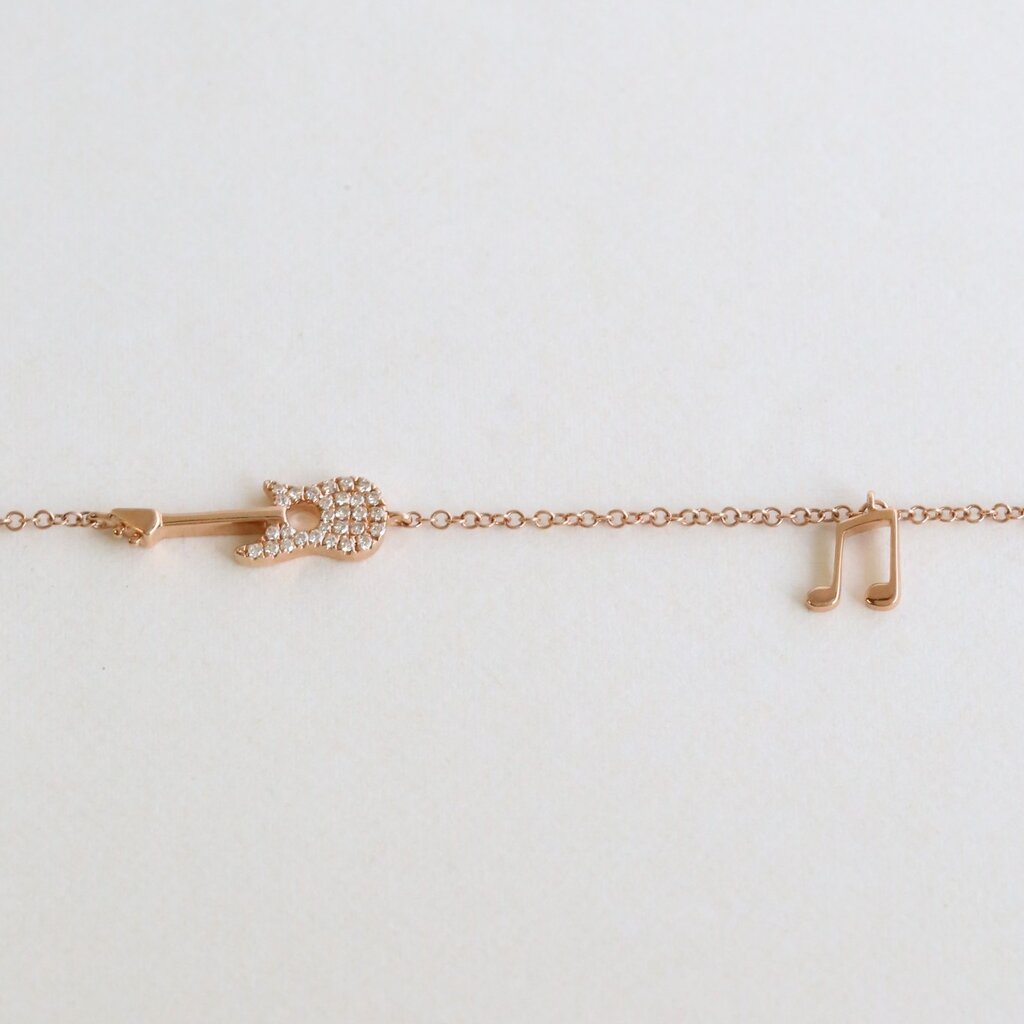 Rose Gold Musical Note Bracelet Rose Gold Musical Note Bracelet