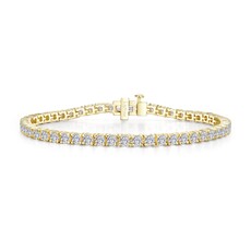 Lafonn Lafonn Platinum Gold Plated 5.50ctw Simulated Diamond Tennis Bracelet