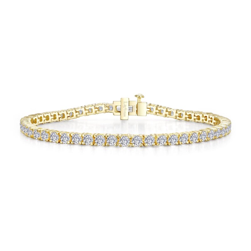 Lafonn Lafonn Platinum Gold Plated 5.50ctw Simulated Diamond Tennis Bracelet