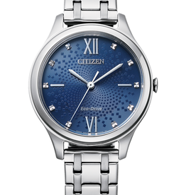 Citizen Citizen Eco-Drive Stainless Steel with Blue Textured Dial