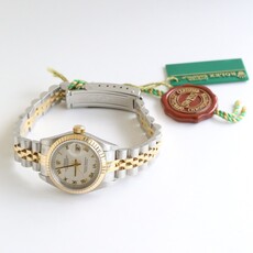 Rolex Pre-Owned Rolex Two Tone Ladies Datejust Watch