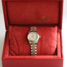 Rolex Pre-Owned Rolex Two Tone Ladies Datejust Watch