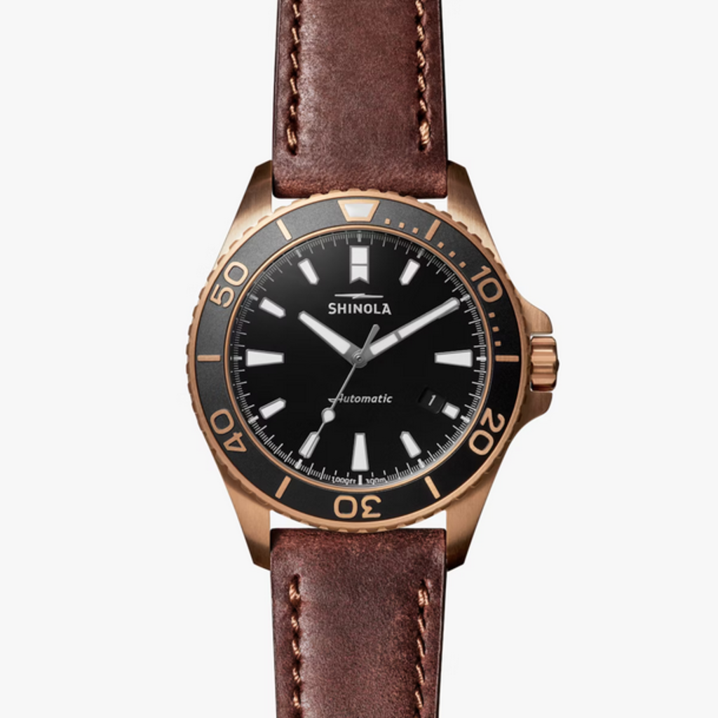 Shinola Shinola Monster Bronze Automatic Gift Set 43mm