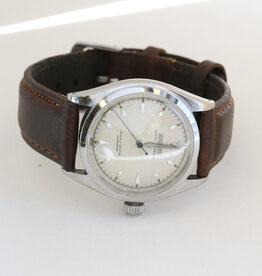 Rolex Pre-Owned Rolex Oyster Perpetual 1953 Watch w/ Leather band