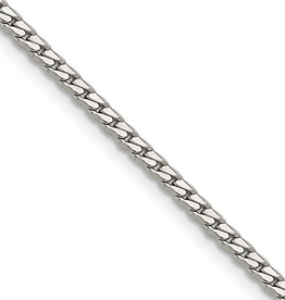 Stainless Steel 2.5mm Curb Chain Necklace (18")