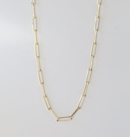 American Jewelry American Classic Large 3.7mm Faceted Paperclip Chain