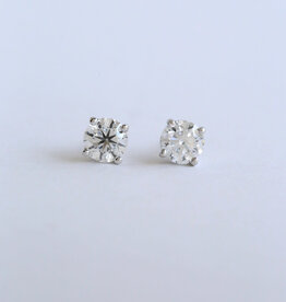 American Jewelry Platinum 2.07ctw EF/VS IGI Lab Grown Diamond Stud Earrings