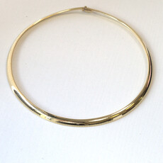 American Jewelry 14k Yellow Gold 6.3mm Omega Chain 16"