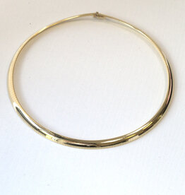American Jewelry 14k Yellow Gold 6.3mm Omega Chain 16"