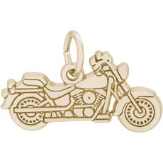 American Jewelry 14k Yellow Gold Motorcycle Charm