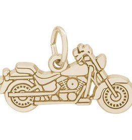 American Jewelry 14k Yellow Gold Motorcycle Charm