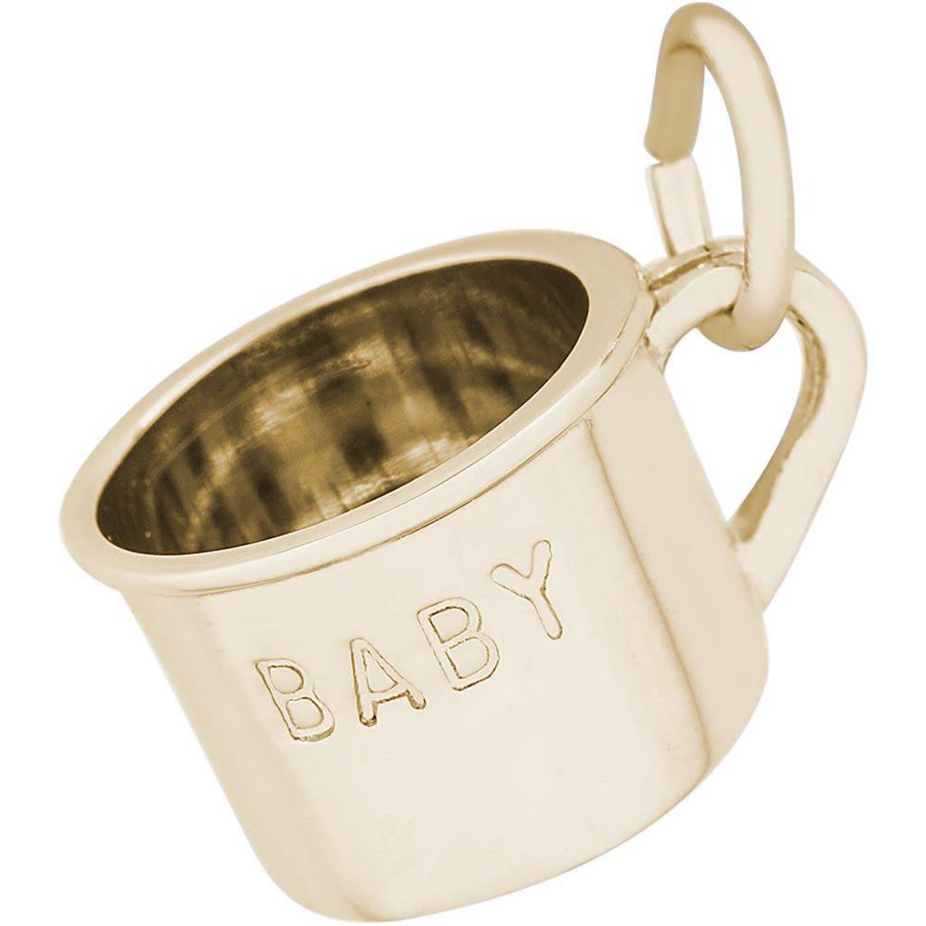 American Jewelry 14k Yellow Gold Baby Cup Charm