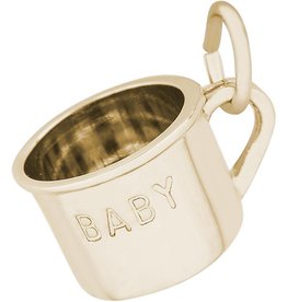 American Jewelry 14k Yellow Gold Baby Cup Charm