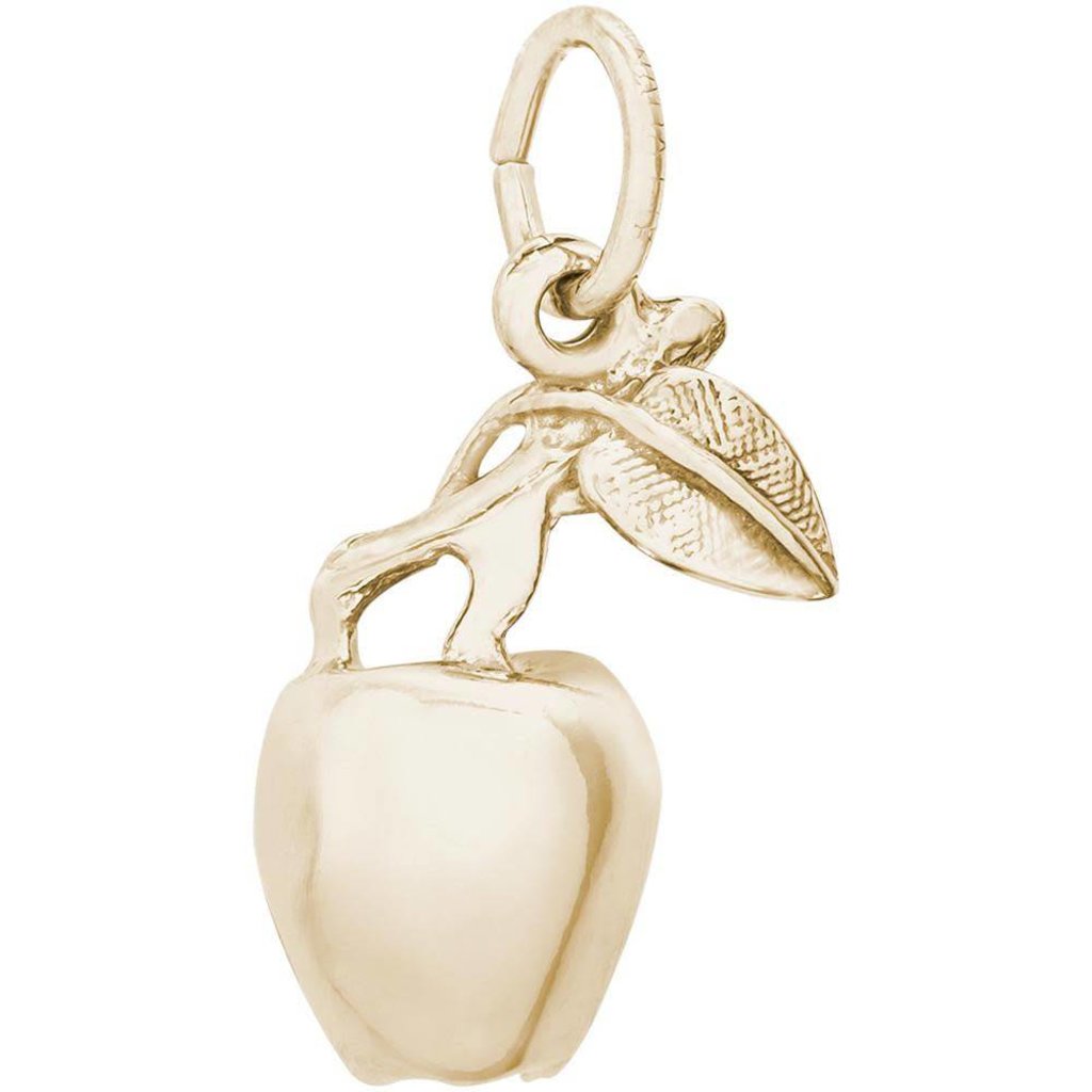 American Jewelry 14k Yellow Gold Apple Charm