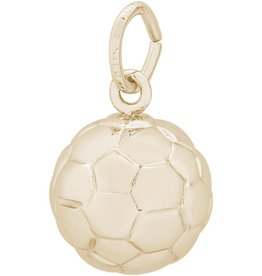 American Jewelry 14k Yellow Gold Soccer Ball Charm