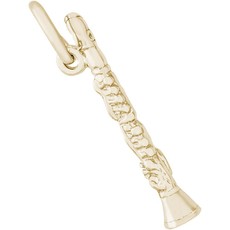American Jewelry 14k Yellow Gold Clarinet Charm
