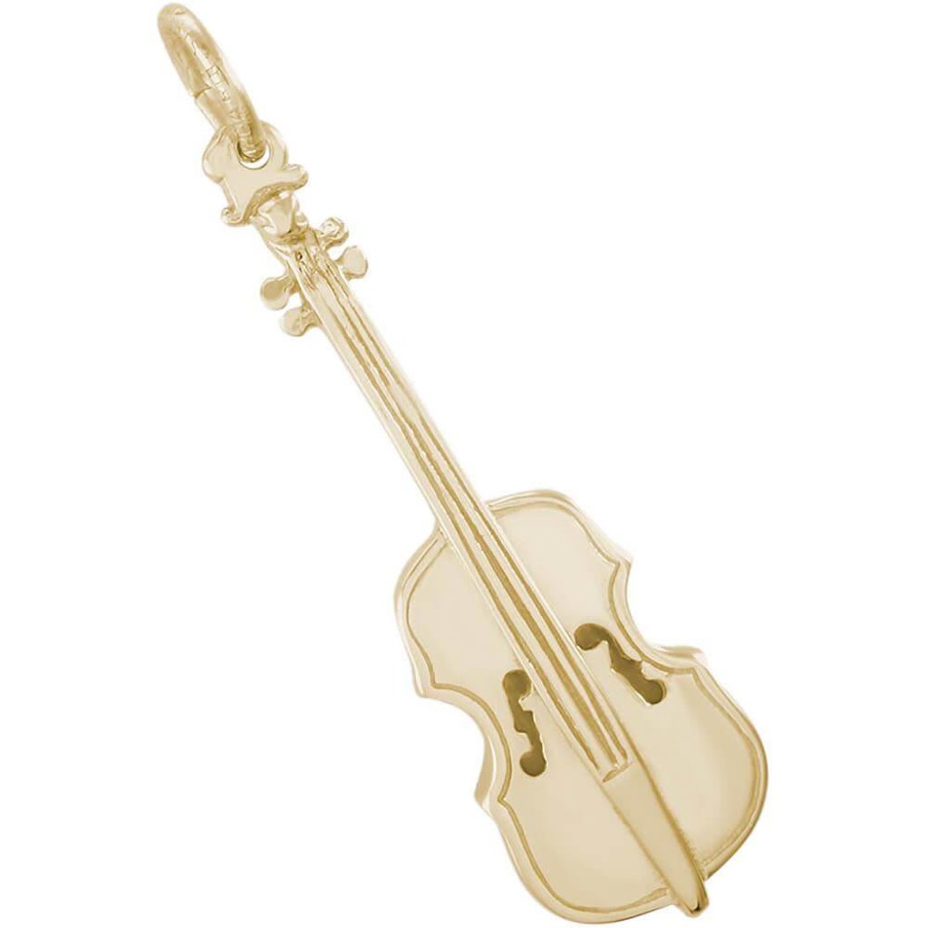 American Jewelry 14k Yellow Gold Cello Charm