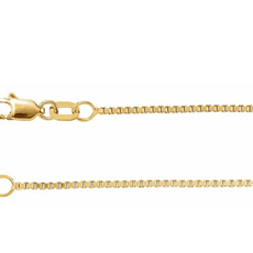 American Jewelry 14k Yellow Gold .90mm Box Chain (18")