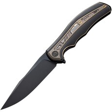 We Knife Co. Ltd. Stainless Steel Blade Titanium Handle Stonewash Framelock Knife
