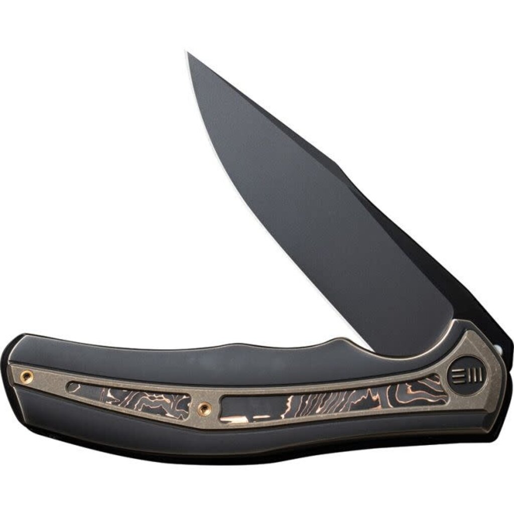 We Knife Co. Ltd. Stainless Steel Blade Titanium Handle Stonewash Framelock Knife