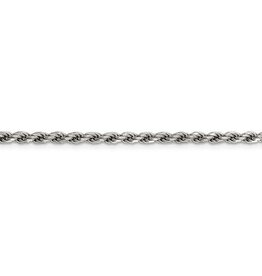 American Jewelry Sterling Silver 2.75mm Rope Chain (20")