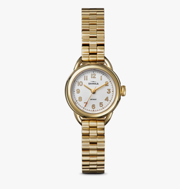 Shinola Shinola Runabout 3H 25mm Silver Dial Watch