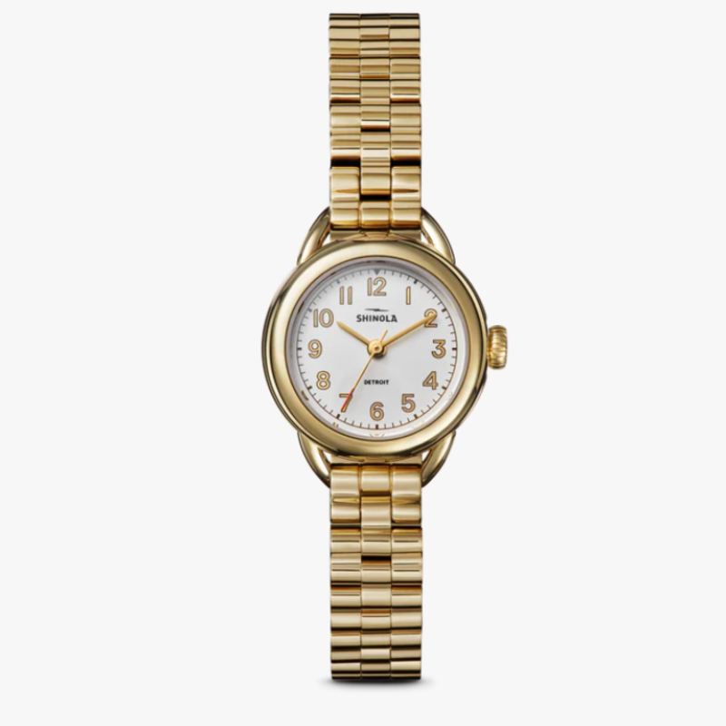 Shinola Shinola Runabout 3H 25mm Silver Dial Watch