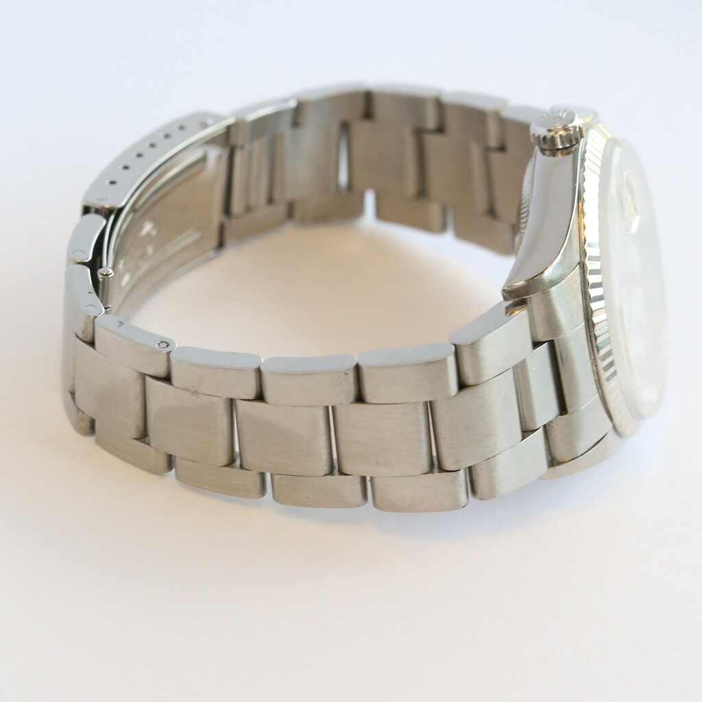 Rolex Pre-Owned Rolex 36mm Stainless Steel Oyster Perpetual Datejust Watch w/ White Dial