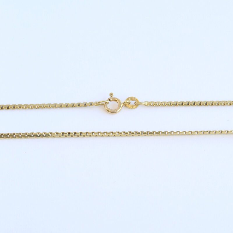 American Jewelry ESTATE 14k Yellow Gold Boston Link Chain Necklace (20")