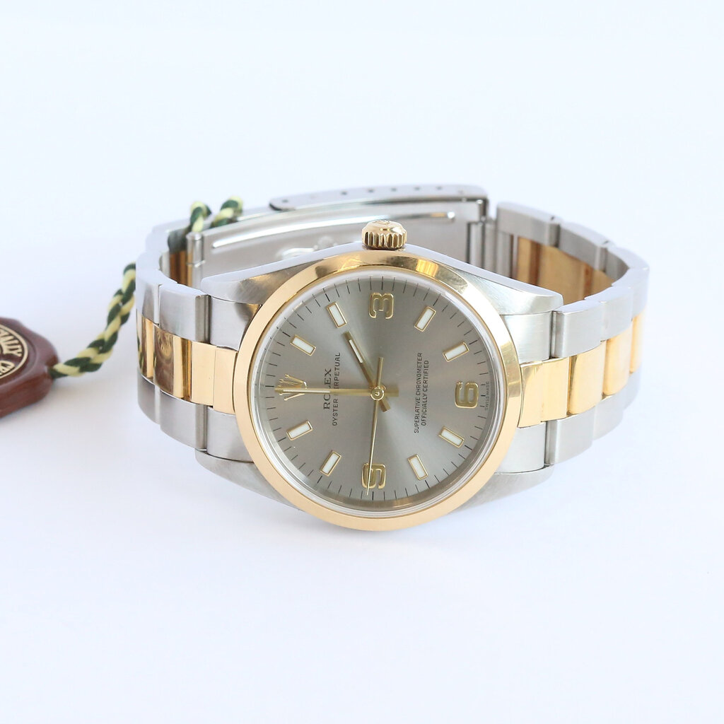 Rolex Pre-Owned Rolex Two Tone Oyster Perpetual Watch