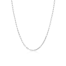 Lafonn Lafonn Sterling Silver Paperclip Link Chain (16"-18")