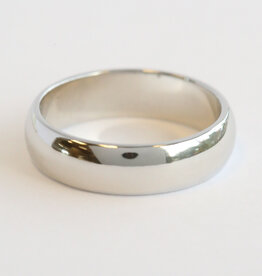 American Jewelry ESTATE Platinum 5mm Mens Wedding Band Ring (Size 6.25)