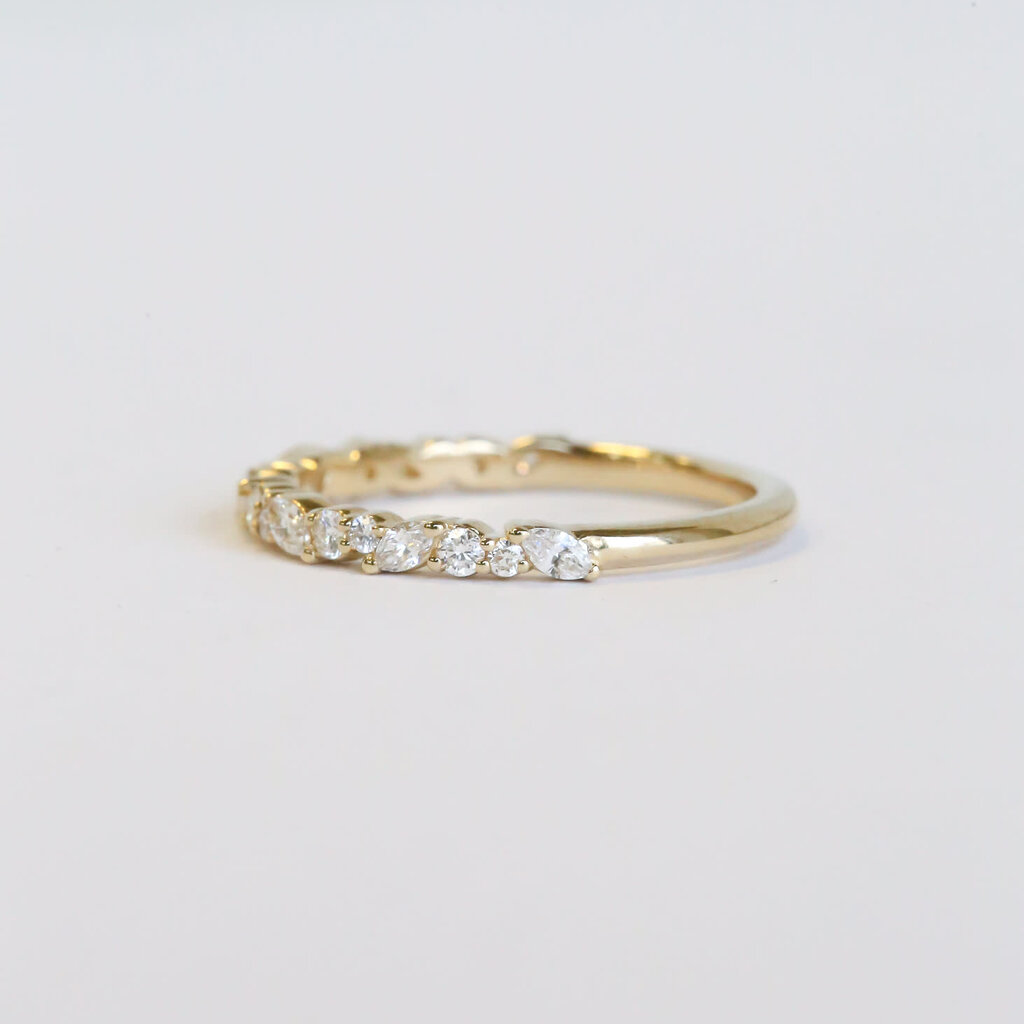 American Classic Small Marquise Cluster Band (3/8ctw)