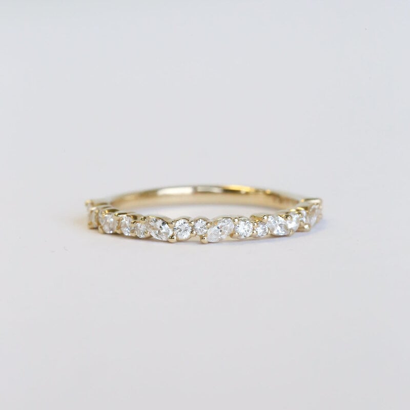 American Classic Small Marquise Cluster Band (3/8ctw)