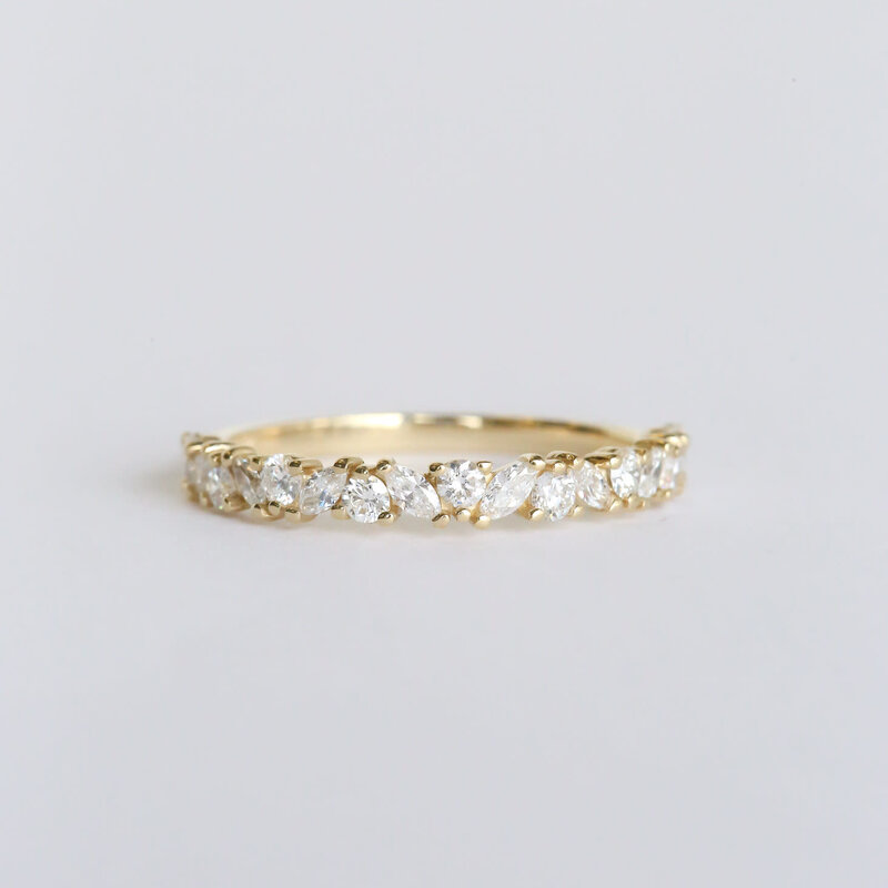 American Classic Large Marquise Cluster Band (1/2ctw)
