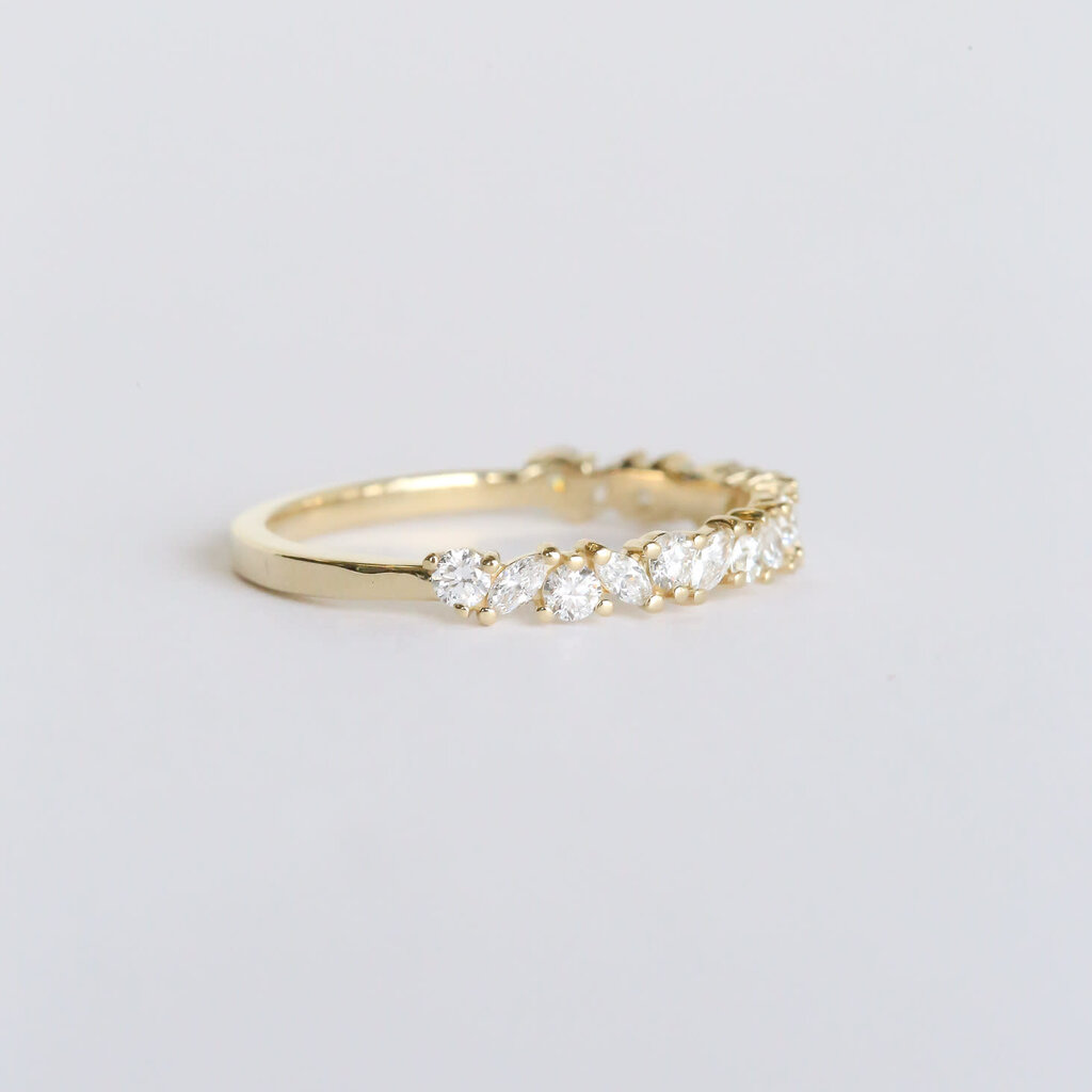 American Classic Large Marquise Cluster Band (1/2ctw)