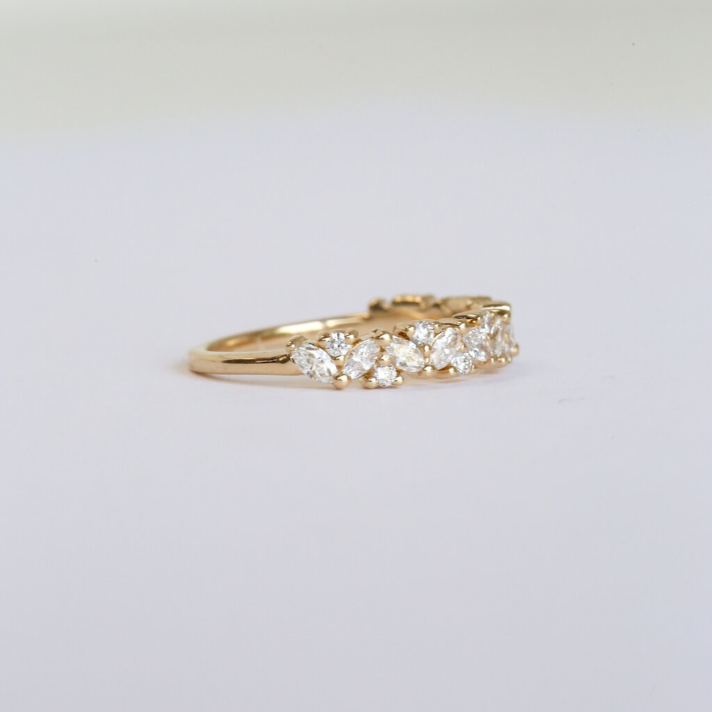 American Classic Mega Marquise Cluster Band (1/2ctw)