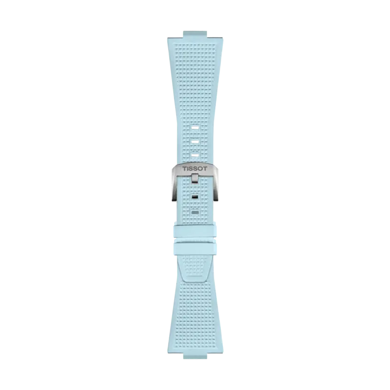 Tissot Tissot Official PRX Light Blue Rubber Strap