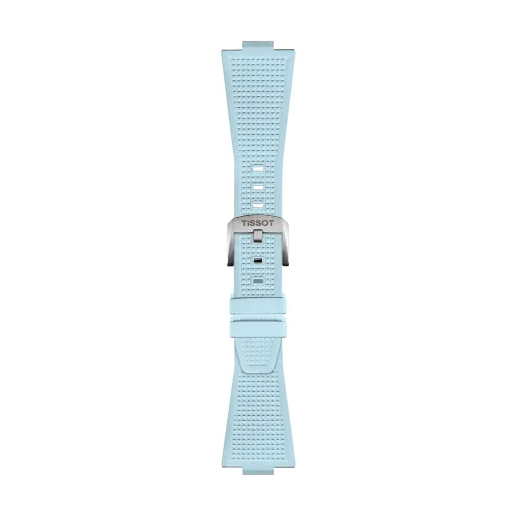 Tissot Tissot Official PRX Light Blue Rubber Strap