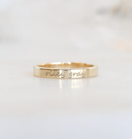 American Jewelry Stackable Name Ring