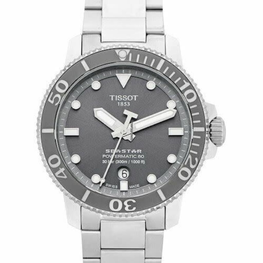 Tissot Tissot Gents Seastar 1000 Watch w/ Grey Dial