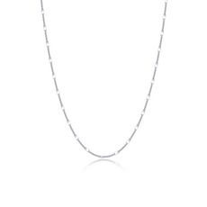 Lafonn Lafonn Sterling Silver Stella Mirror Link Chain (16"-18")