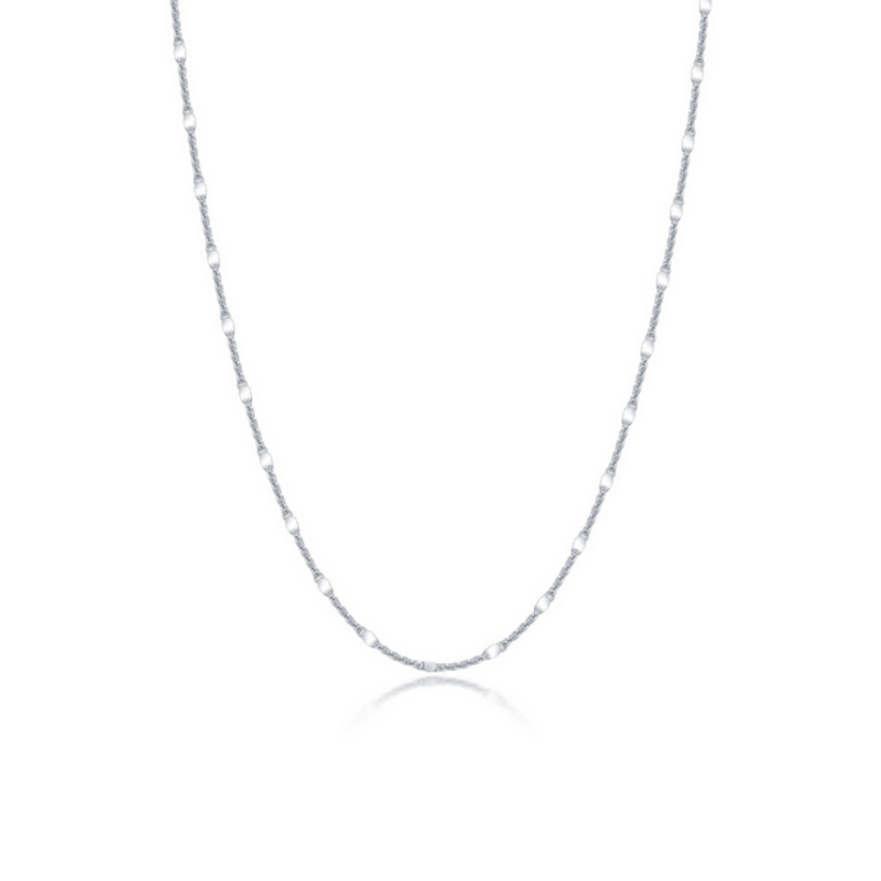 Lafonn Lafonn Sterling Silver Stella Mirror Link Chain (16"-18")