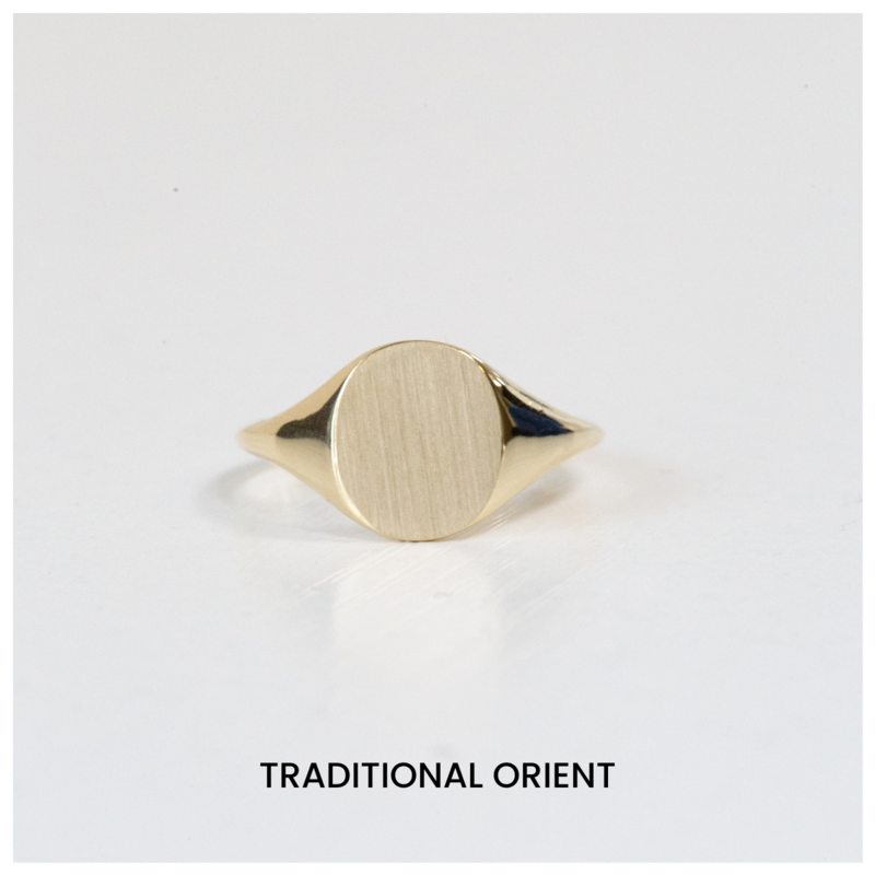 American Jewelry American Classic Oval Signet Ring | Ladies